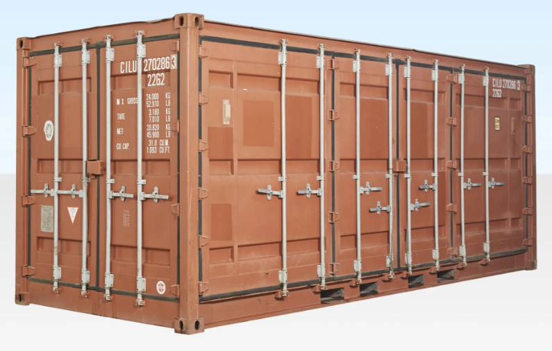 used 20ft open side shipping container for sale | Coolabah Containers