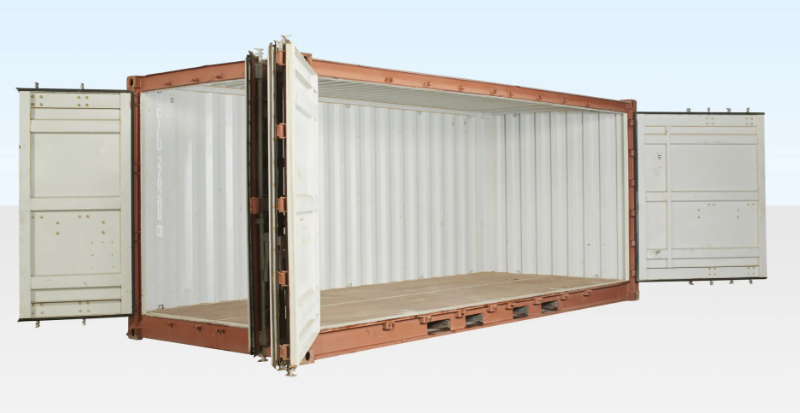 used 20ft open side shipping container for sale | Coolabah Containers