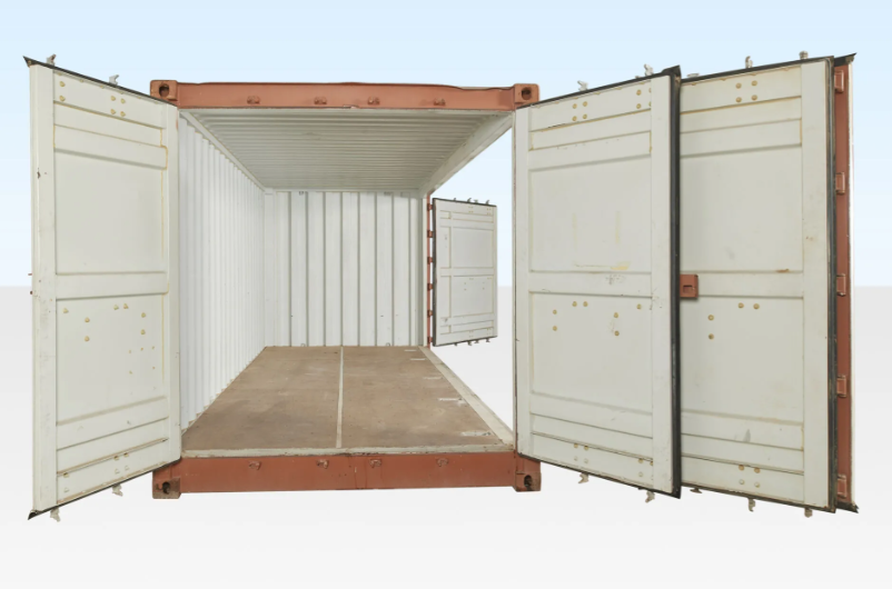 used 20ft open side shipping container for sale | Coolabah Containers