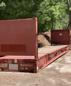 used 40ft flat rack shipping container for sale | Coolabah Containers