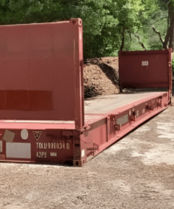 used 40ft flat rack shipping container for sale | Coolabah Containers